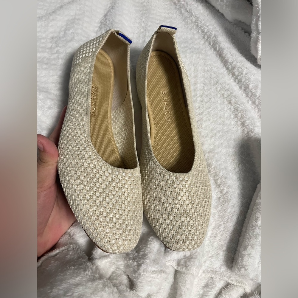Rothy's Cream Flats